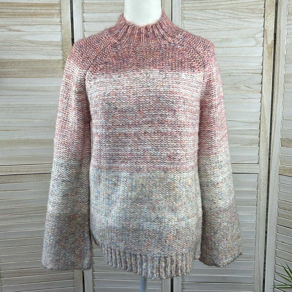 Basin + Range Cozy Mockneck Knit Sweater Small - Picture 2 of 13
